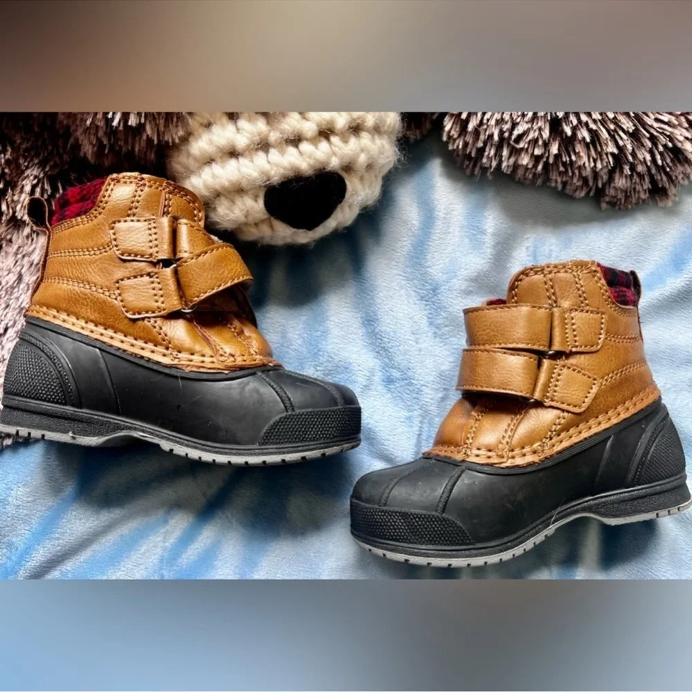 Magellan Outdoors Kids Brown and Black Boots